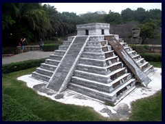 Chichen Itza Pyramid, El Castillo, in Mexico, Windows of the World.